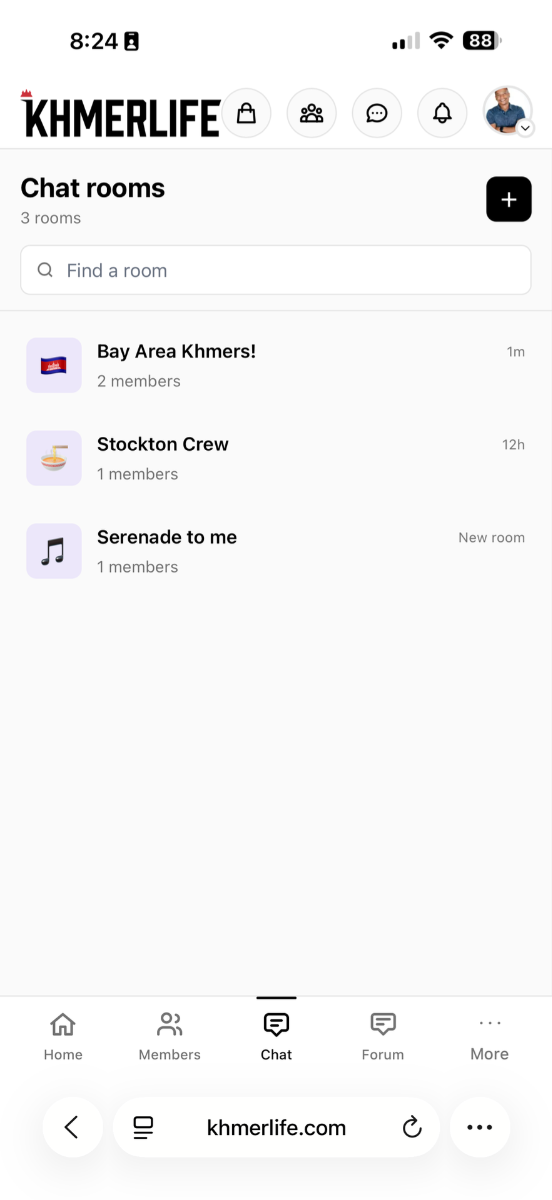 Added chat rooms!! 😁