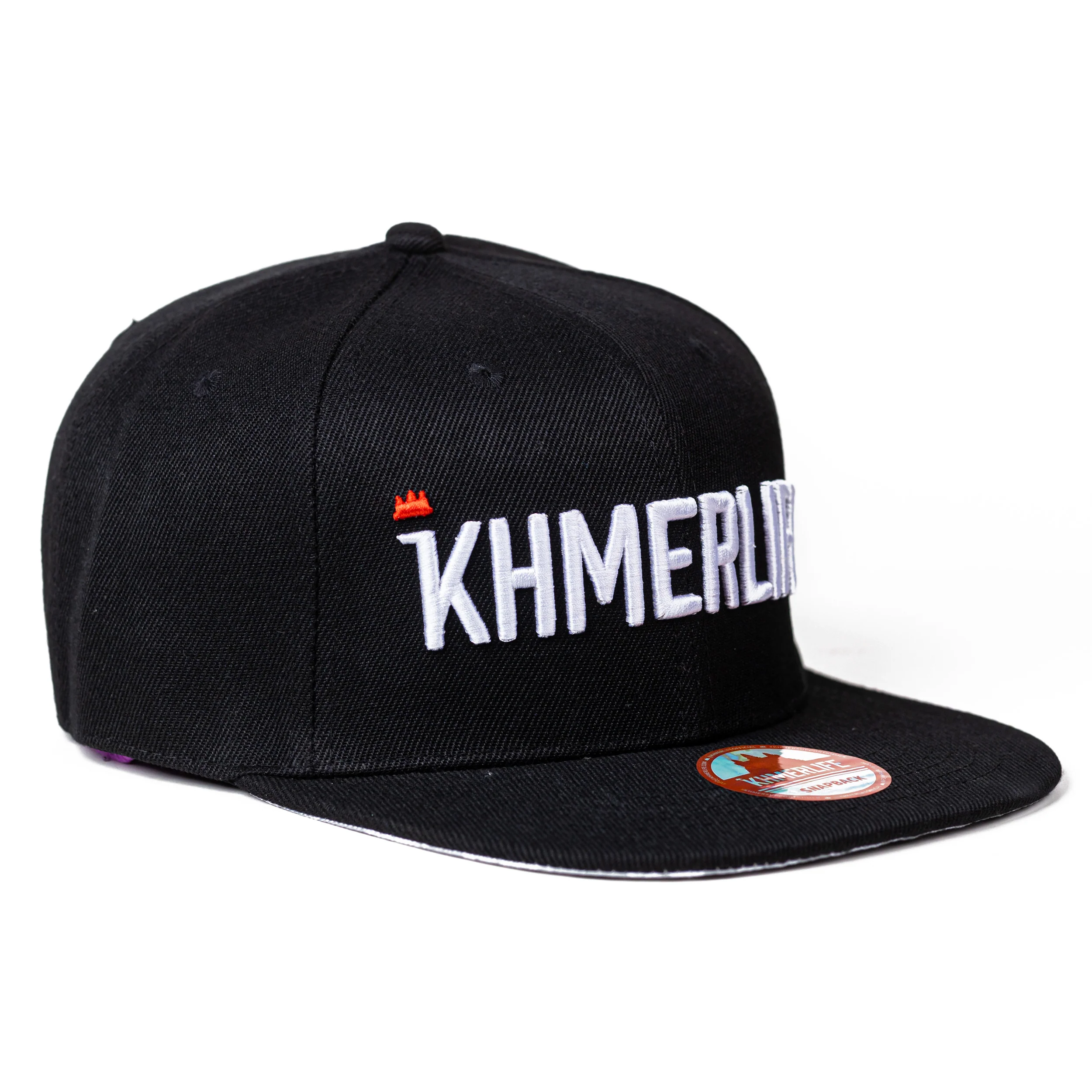 Classic Snapback Cap - Black - Image 4