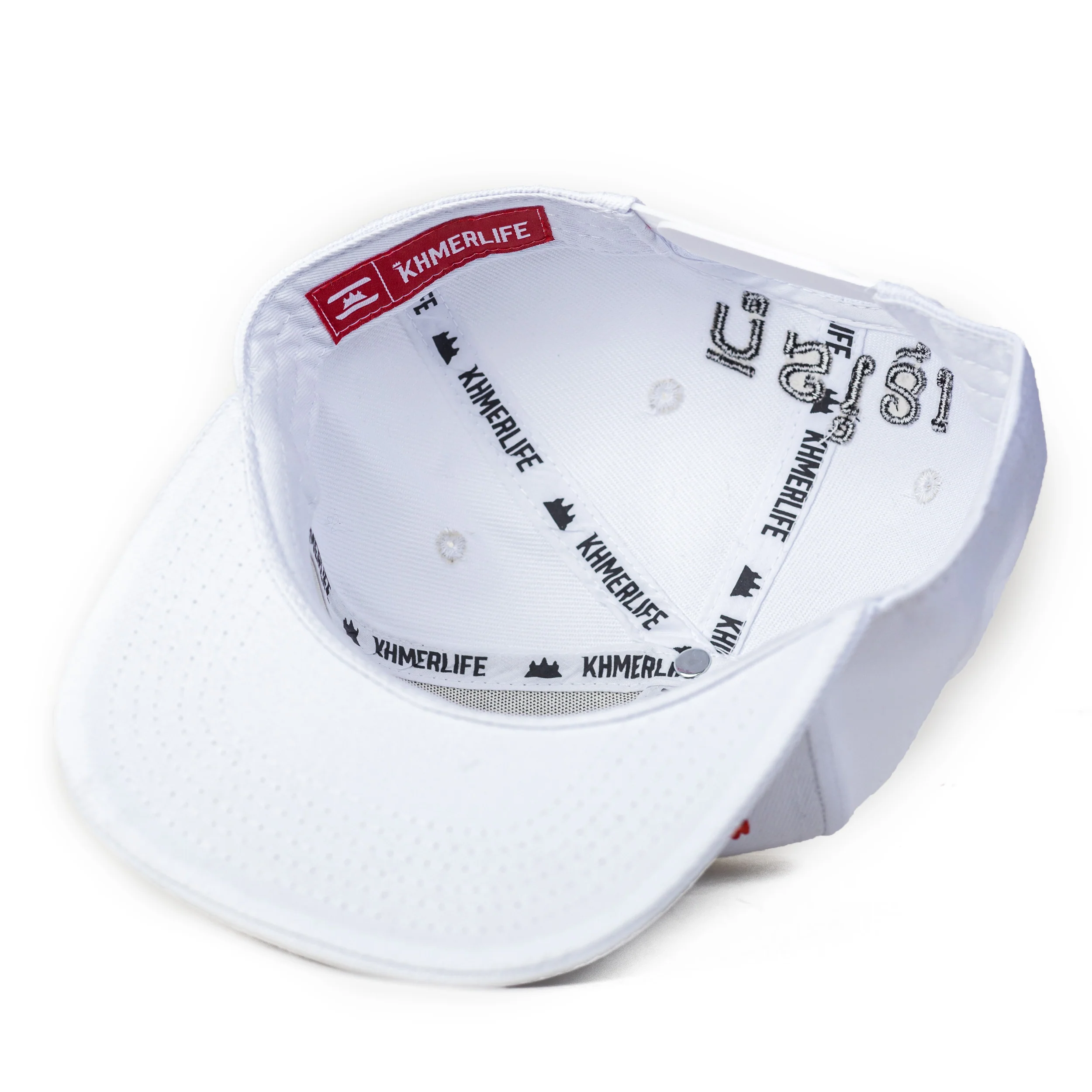 Classic Snapback Cap - White - Image 4