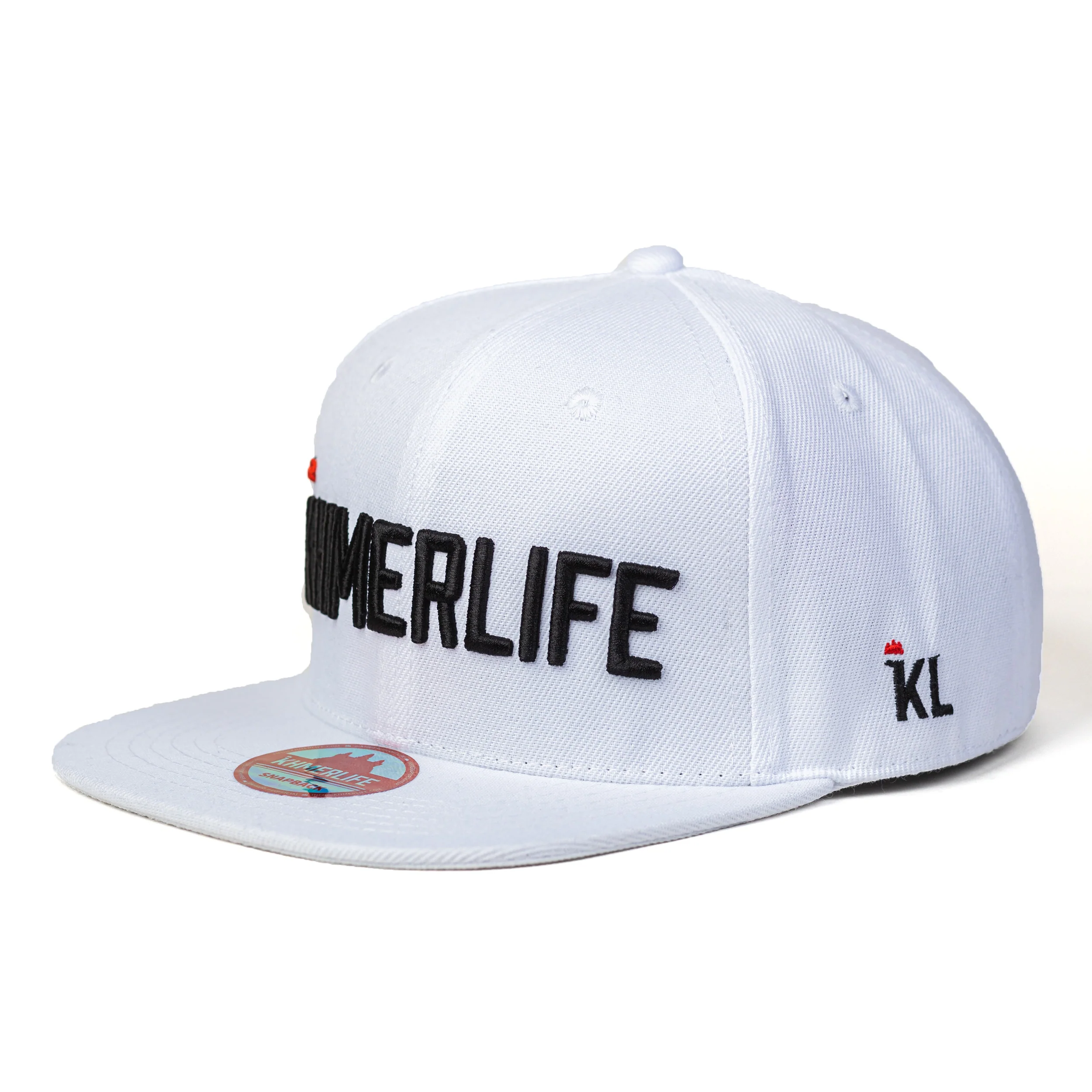 Classic Snapback Cap - White - Image 2