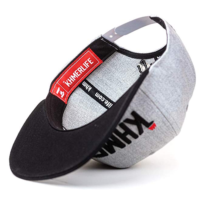 Classic Snapback Cap - Grey/Black - Image 4