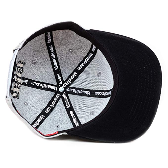 Classic Snapback Cap - Grey/Black - Image 5